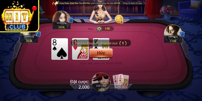 Luật chơi Xì Tố tại Hitclub