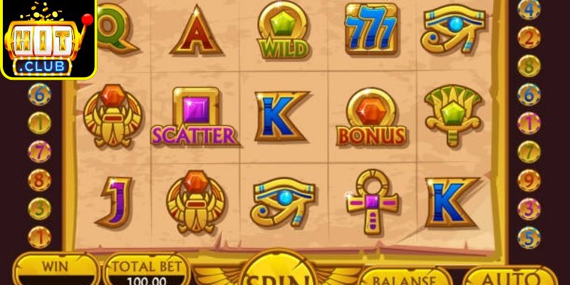 Khám phá dòng slot Ai Cập đầy huyền bí